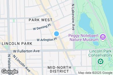 Map image of the property - 510 W Arlington Pl