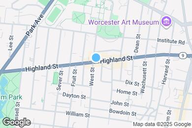 Map image of the property - 135 Highland St