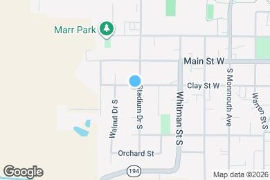 Map image of the property - 210 Stadium Dr S