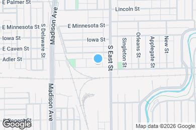 Map image of the property - 408 E Beecher St