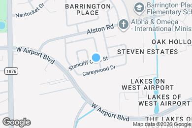 Map image of the property - 13007 Stancliff Oaks St