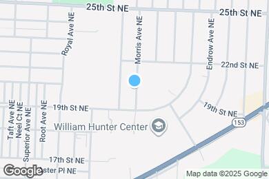 Map image of the property - 1931 Morris Ave NE