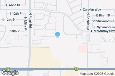 Map image of the property - 1593 E 10th St