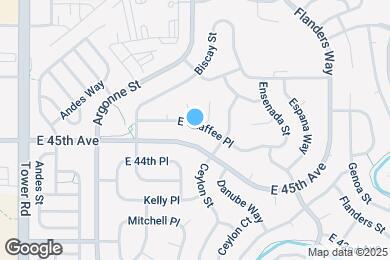 Map image of the property - 19030 E Chaffee Pl