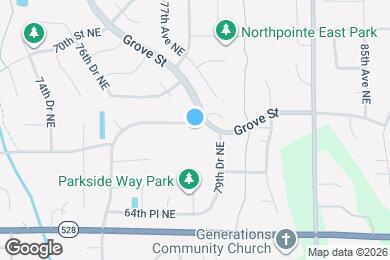 Map image of the property - 7802 67th Ave NE