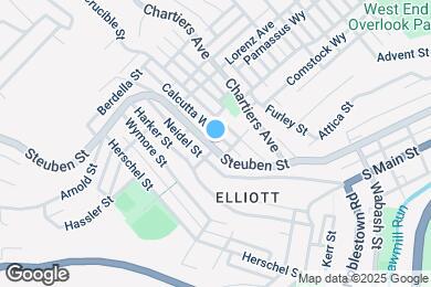 Map image of the property - 808 Steuben St