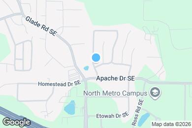 Map image of the property - 162 Aztec Way SE