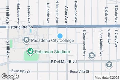Map image of the property - 80 S Meridith Ave