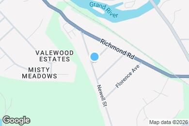 Map image of the property - 976 Newell St