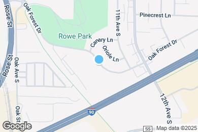 Map image of the property - 1030 Oak Forest Dr