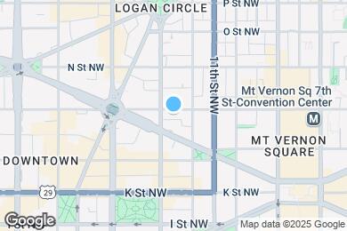 Map image of the property - 1224 M St NW