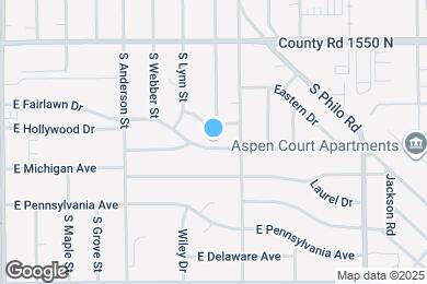 Map image of the property - 916 E Fairlawn Dr