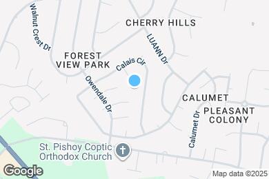 Map image of the property - 1428 Calais Ct