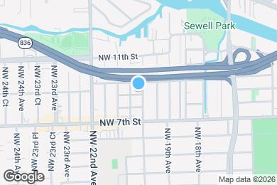 Map image of the property - 2001 NW 8th Ter