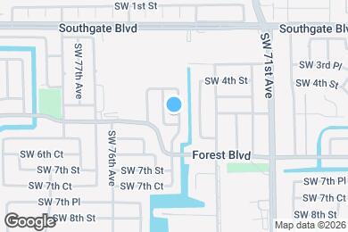 Map image of the property - 413 SW 75th Ave