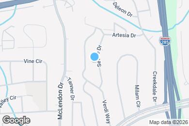 Map image of the property - 956 Seville Dr