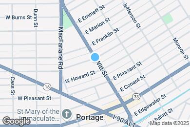 Map image of the property - 614 Dewitt St