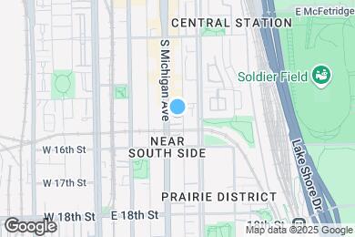 Map image of the property - 1525 S Michigan Ave