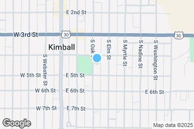 Map image of the property - 407 S Oak St