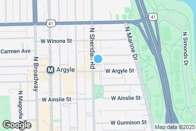 Map image of the property - 5009 N Sheridan Rd