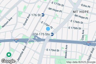 Map image of the property - 1749 Grand Concourse