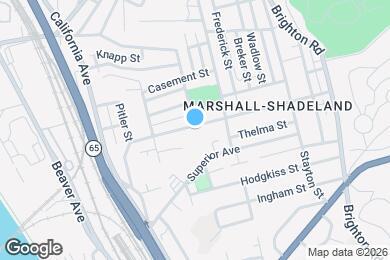 Map image of the property - 1331-1333 Woodland Ave