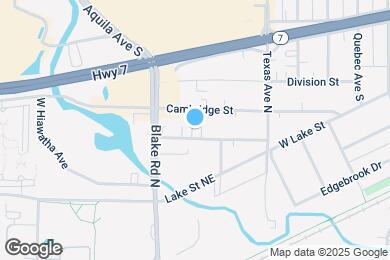 Map image of the property - 1309 Oxford St