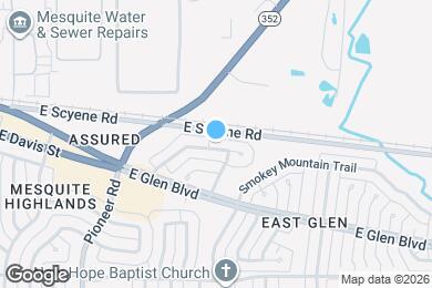 Map image of the property - 1521 Savannah St