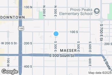 Map image of the property - 145 E 300 S