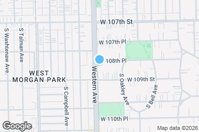 Map image of the property - 10835 S Western Ave