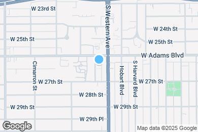 Map image of the property - 2622 S Manhattan Pl