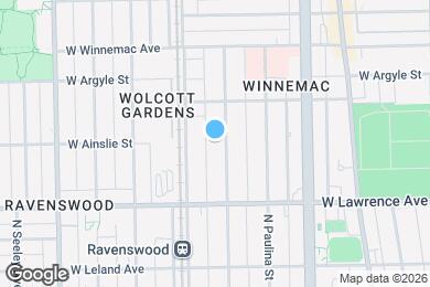 Map image of the property - 4858 N Hermitage Ave