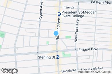 Map image of the property - 975 Nostrand Ave