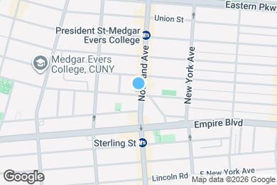 Map image of the property - NOSTRAND AVENUE
