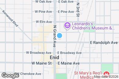 Map image of the property - 116 E Randolph Ave