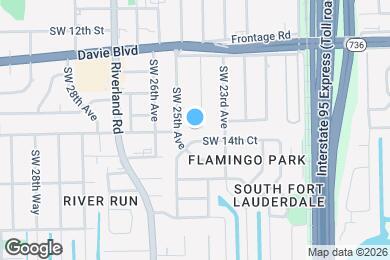 Map image of the property - 1389 SW 24th Ave