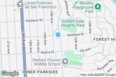 Map image of the property - 2117 14th Ave