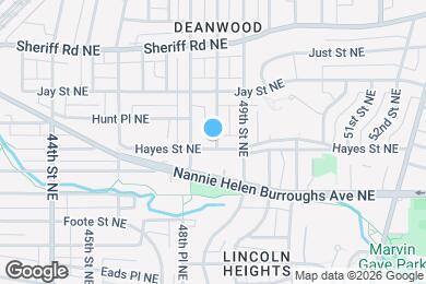 Map image of the property - 4820 Hayes St NE