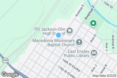 Map image of the property - 1402 Avenue E