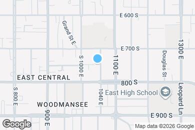 Map image of the property - 732 S McClelland St