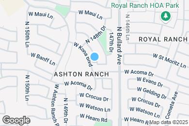 Map image of the property - 14632 N 148th Ave