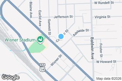 Map image of the property - 22 Cadillac St