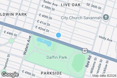 Map image of the property - 1302 E Victory Dr