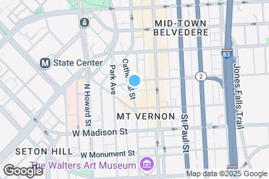Map image of the property - 915 Cathedral St