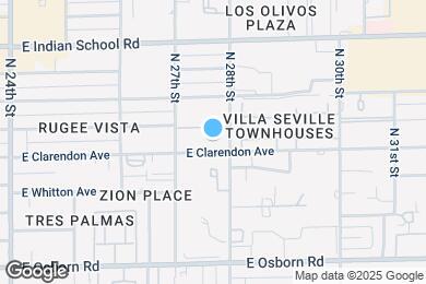 Map image of the property - Camelback Courtyard