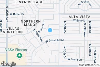 Map image of the property - 3130 W Las Palmaritas Dr