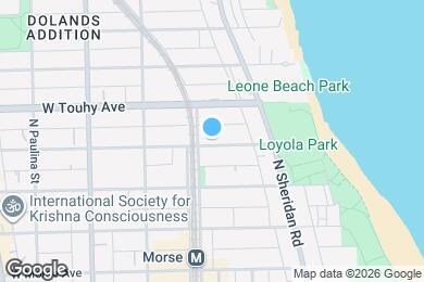 Map image of the property - 1358 W Estes Ave