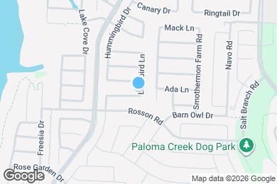 Map image of the property - 1521 Toucan Dr