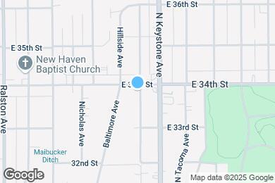 Map image of the property - 2239 E 34th St