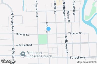 Map image of the property - 485 Thomas St